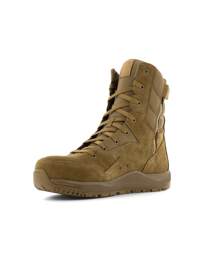 Men's Stone Force Safety Toe Tactical Boots with Side Zipper