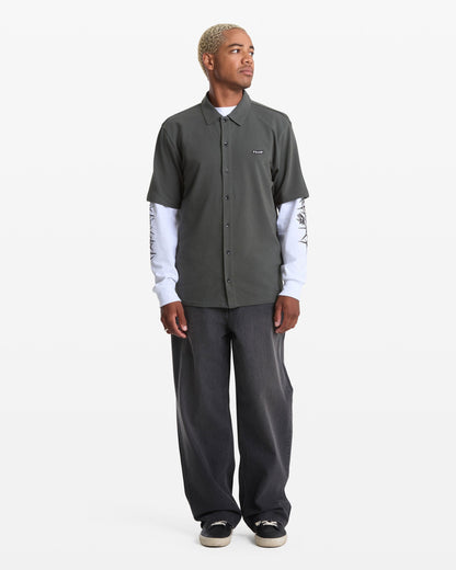 Men's Chavo Button Down Short Sleeve Tee
