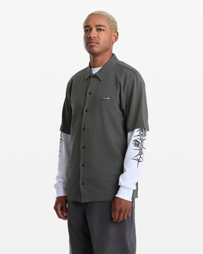 Men's Chavo Button Down Short Sleeve Tee