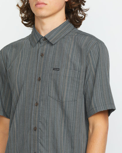 Men's Jahstripe Short Sleeve Shirt