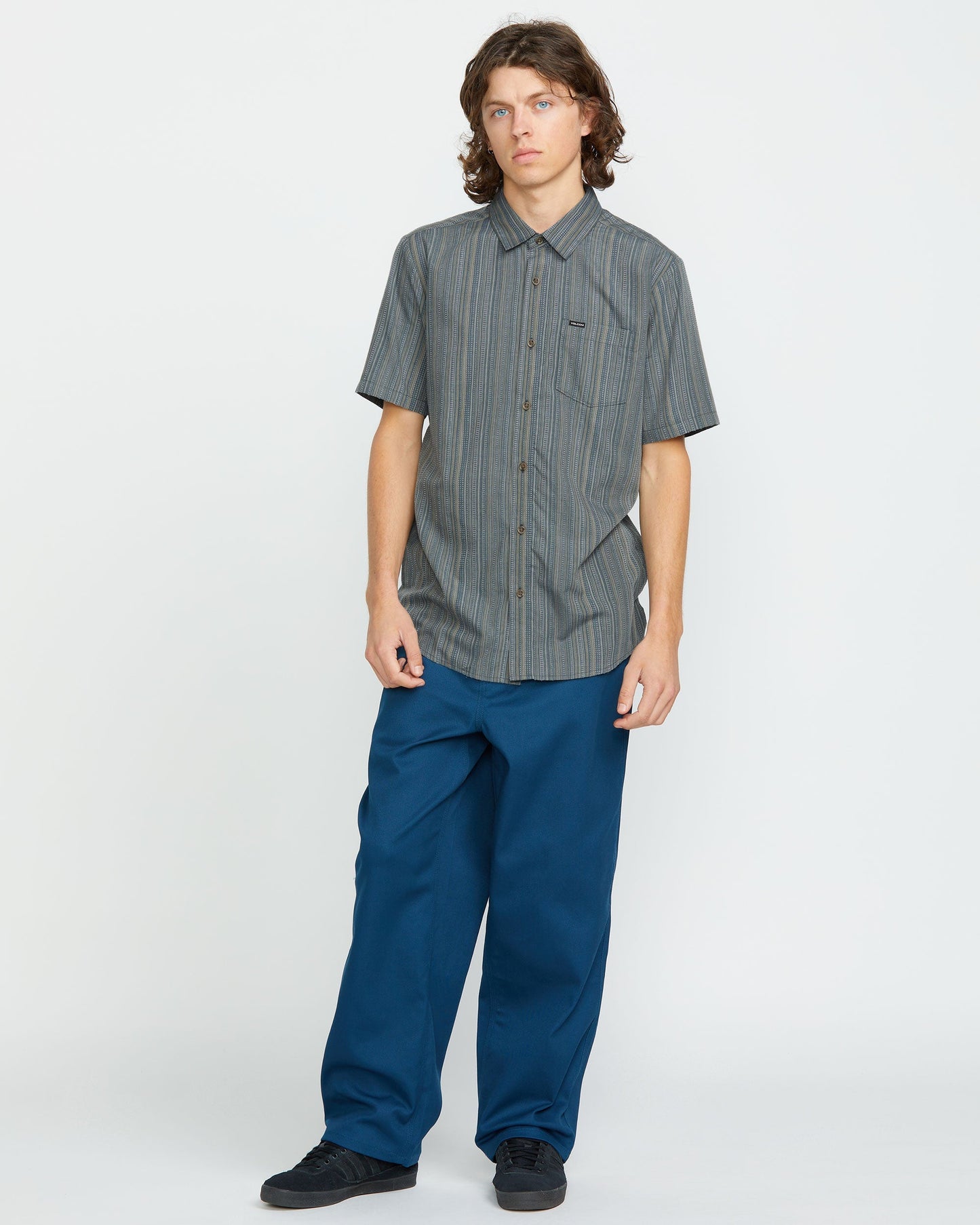 Men's Jahstripe Short Sleeve Shirt