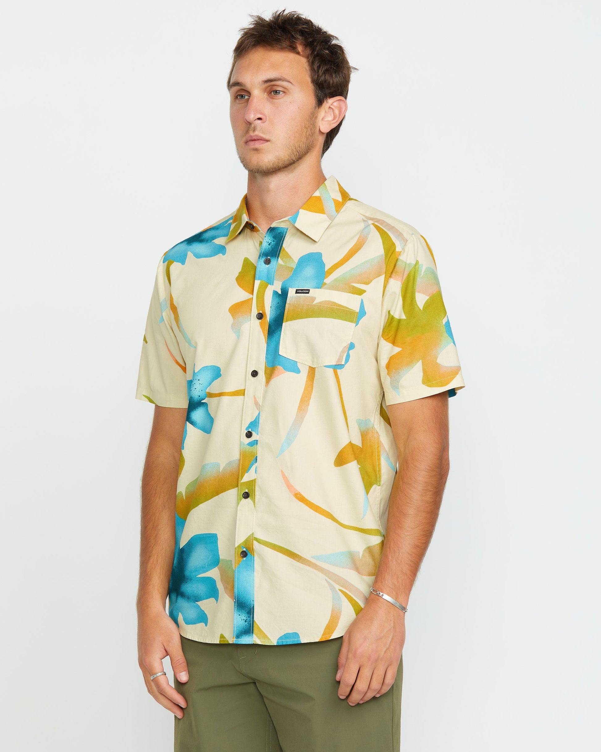 Men's Tracers Floral Short Sleeve Shirt