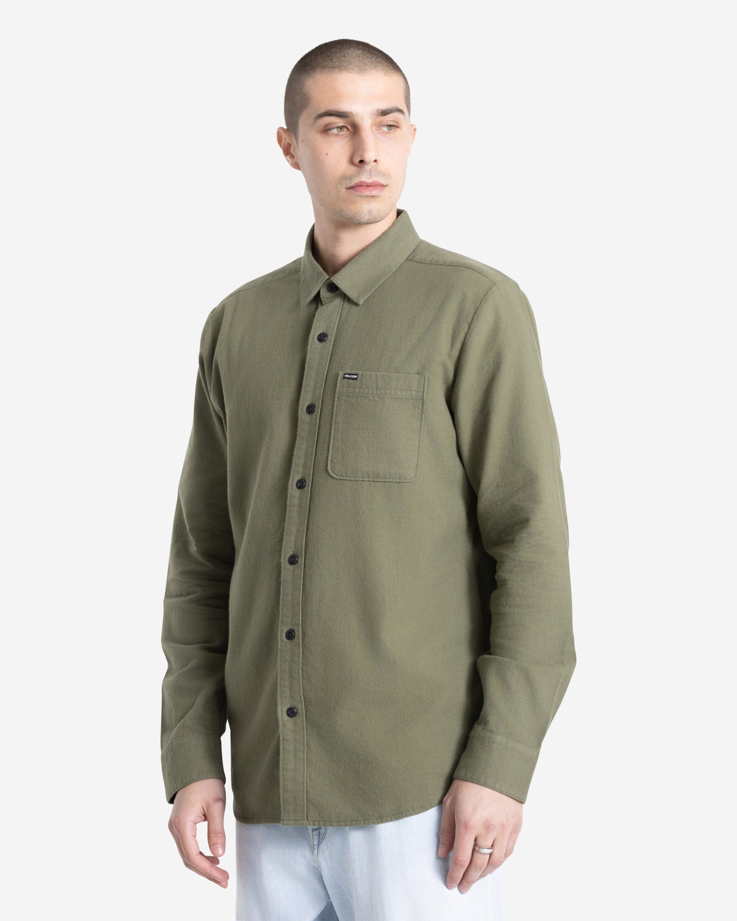 Men's Caden Solid Long Sleeve Shirt