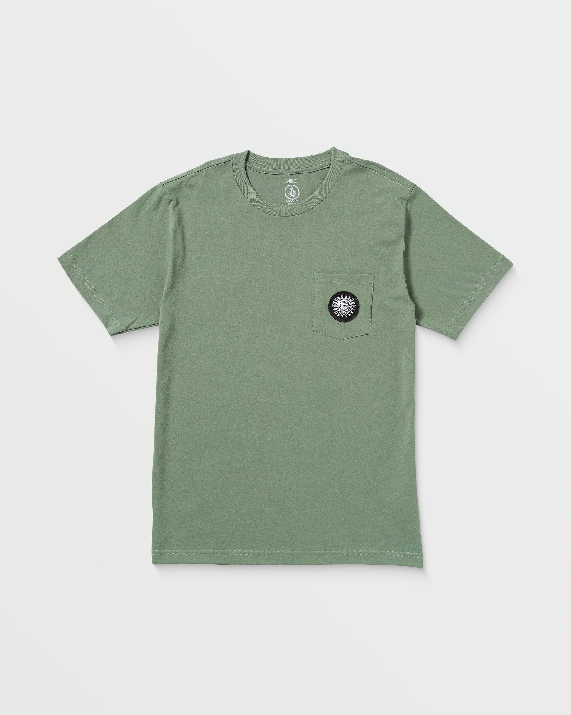 Men's Woven Label Pocket Tee