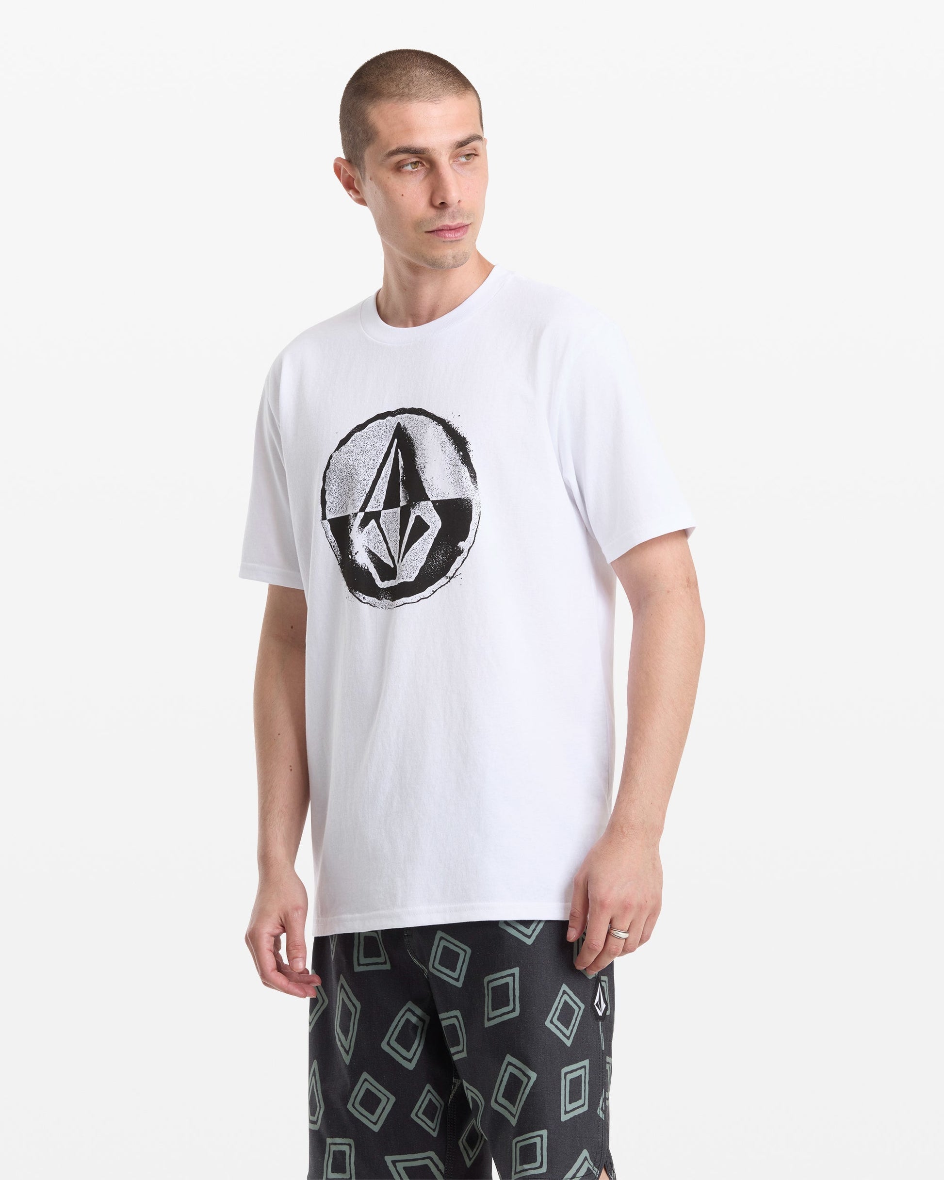 Men's Circle Split Short Sleeve Tee