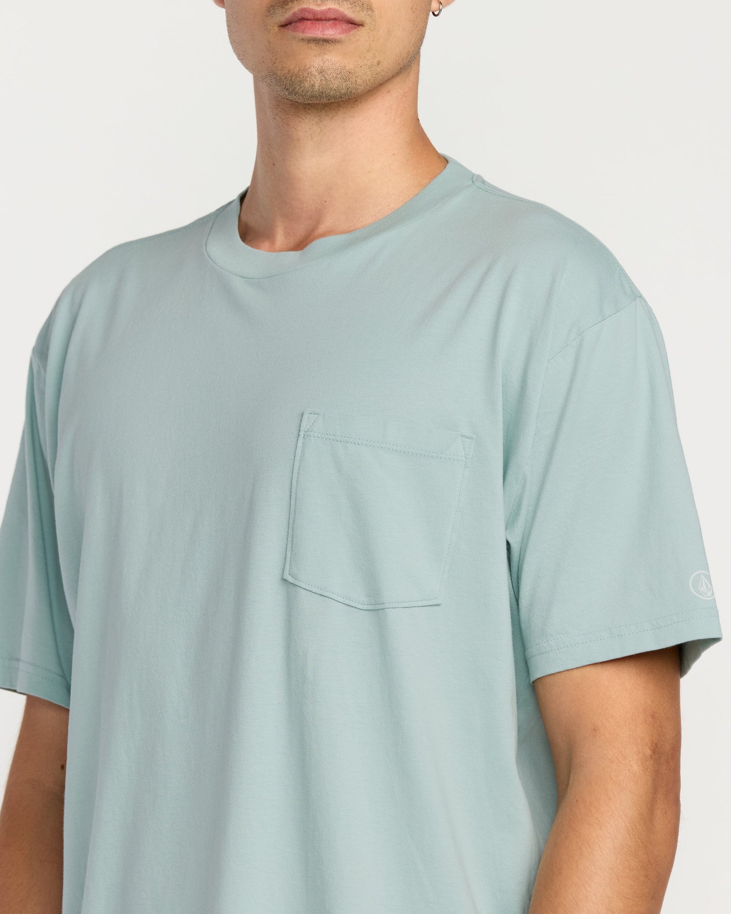Men's Solid Short Sleeve Pocket Tee