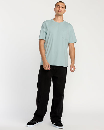 Men's Solid Short Sleeve Pocket Tee