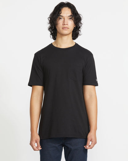 Men's Solid Short Sleeve Tee Pocket Tee
