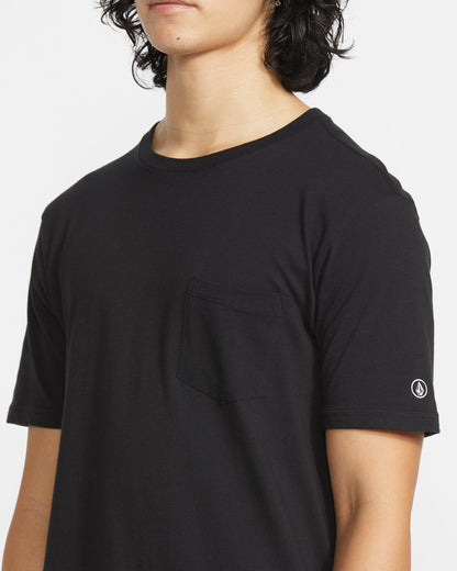Men's Solid Short Sleeve Tee Pocket Tee