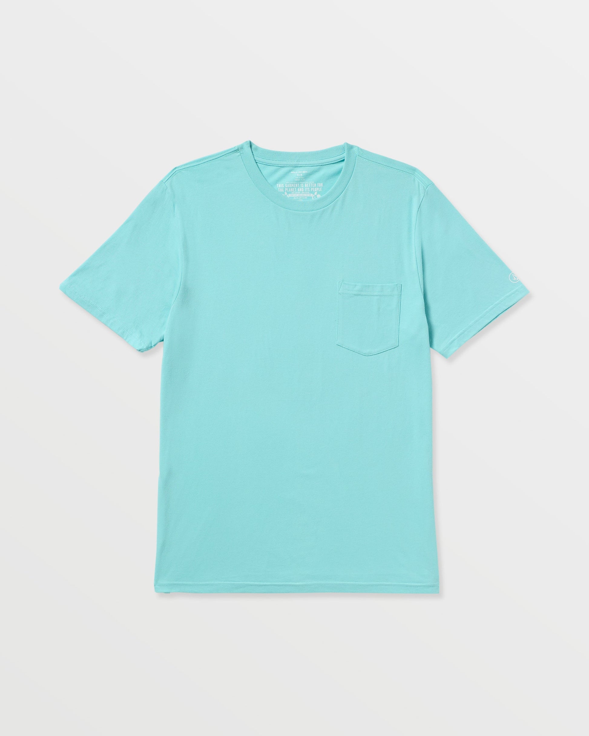 Men's Solid Short Sleeve Tee Pocket Tee