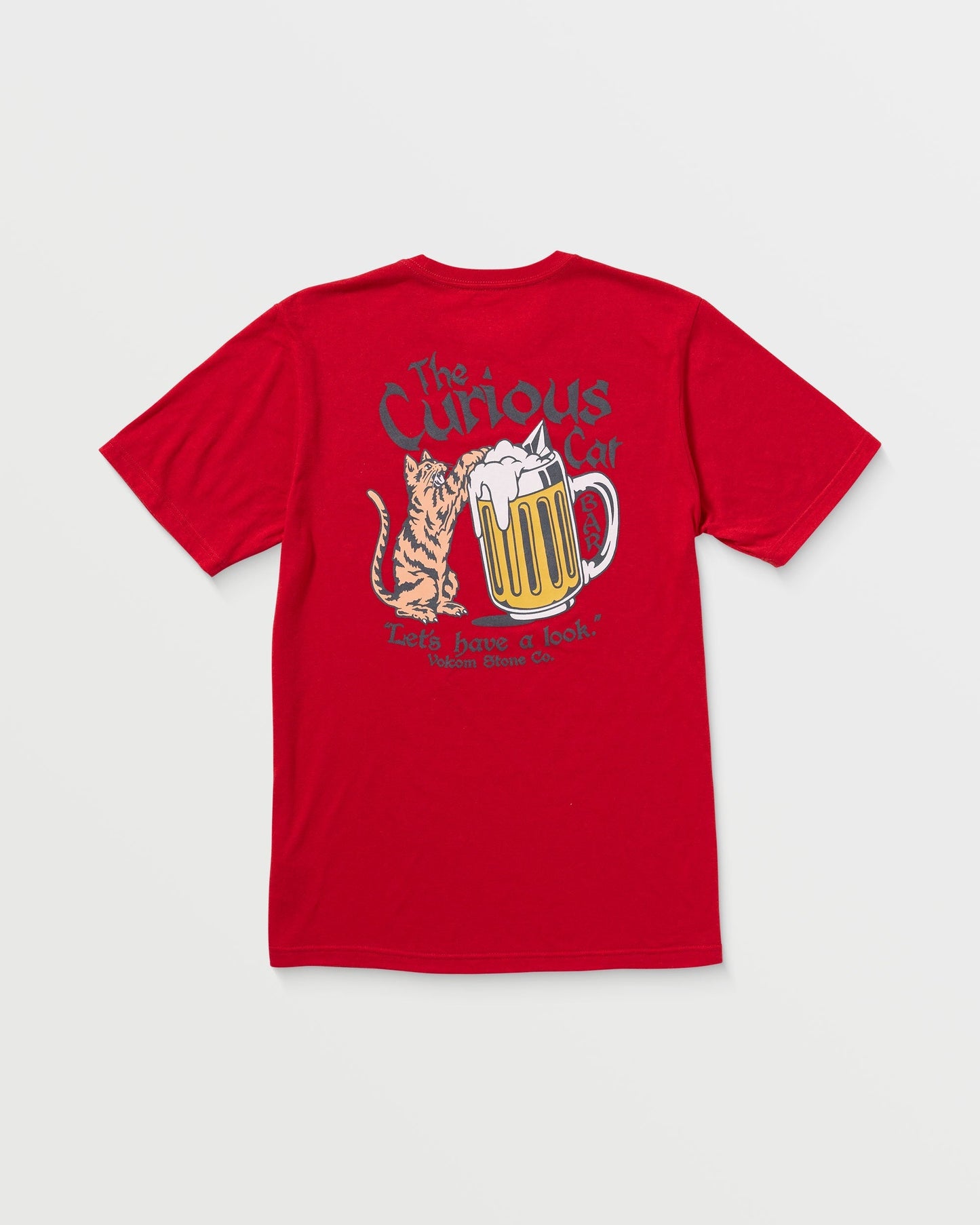 Men's Curious Cat Short Sleeve Tee