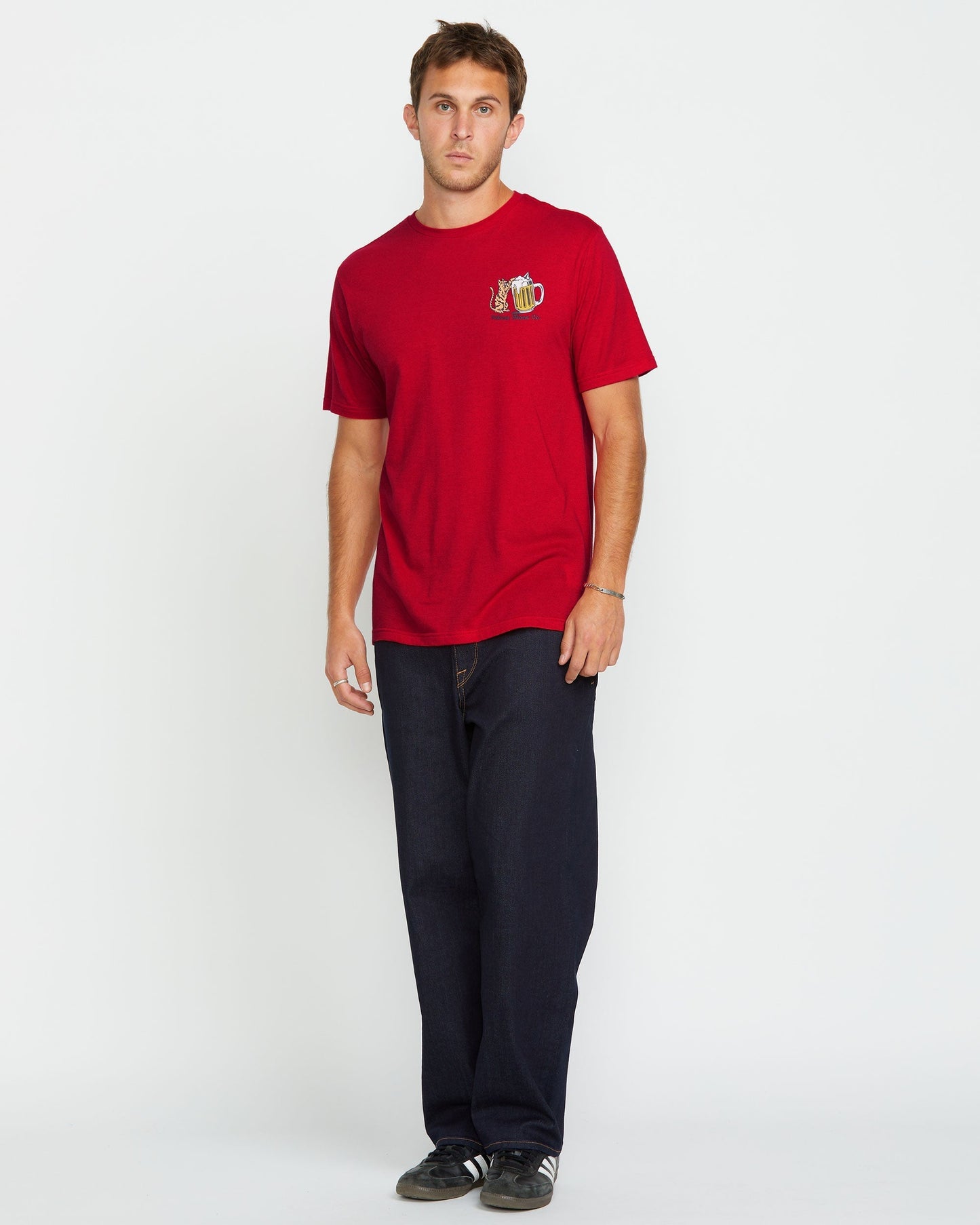 Men's Curious Cat Short Sleeve Tee