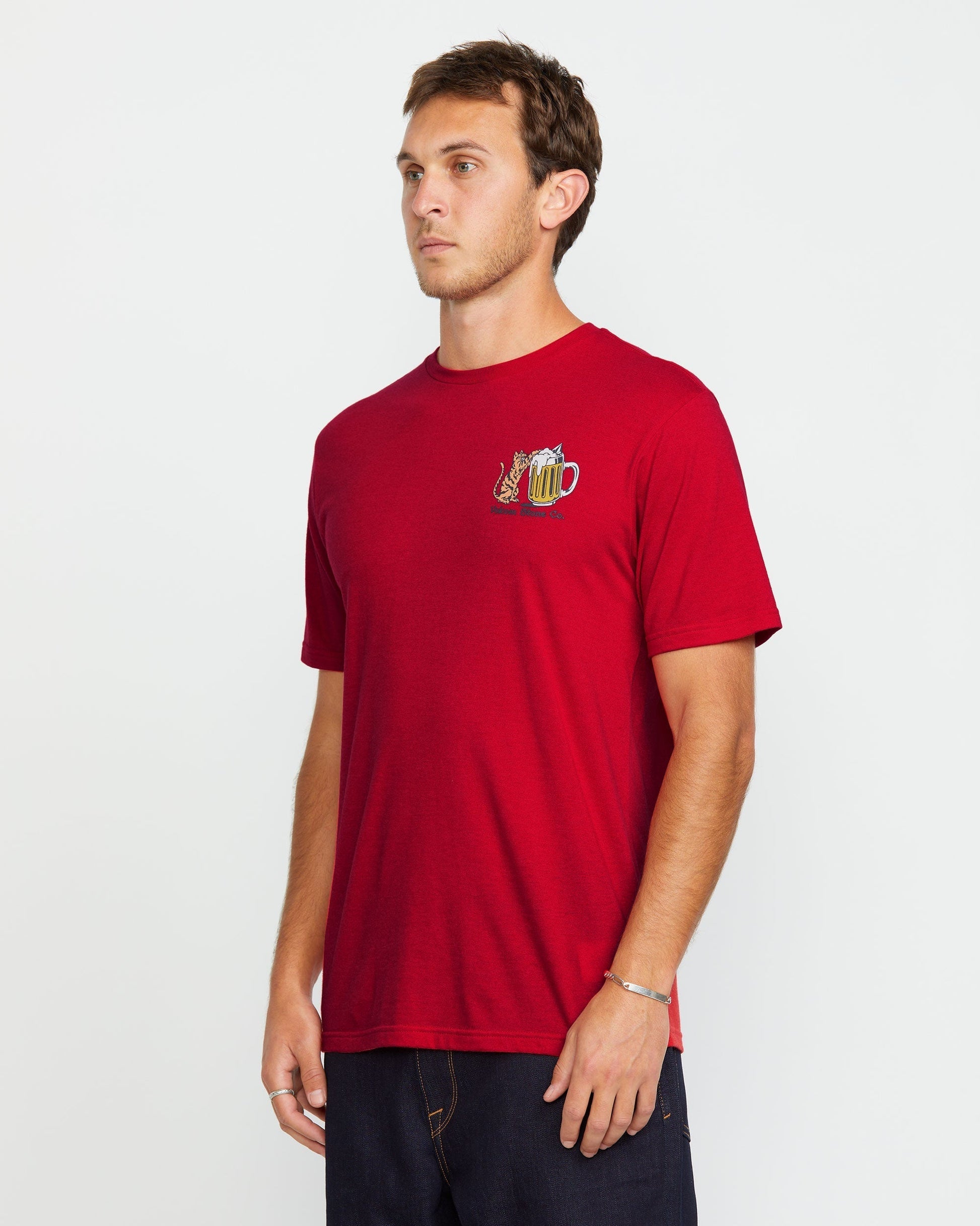Men's Curious Cat Short Sleeve Tee