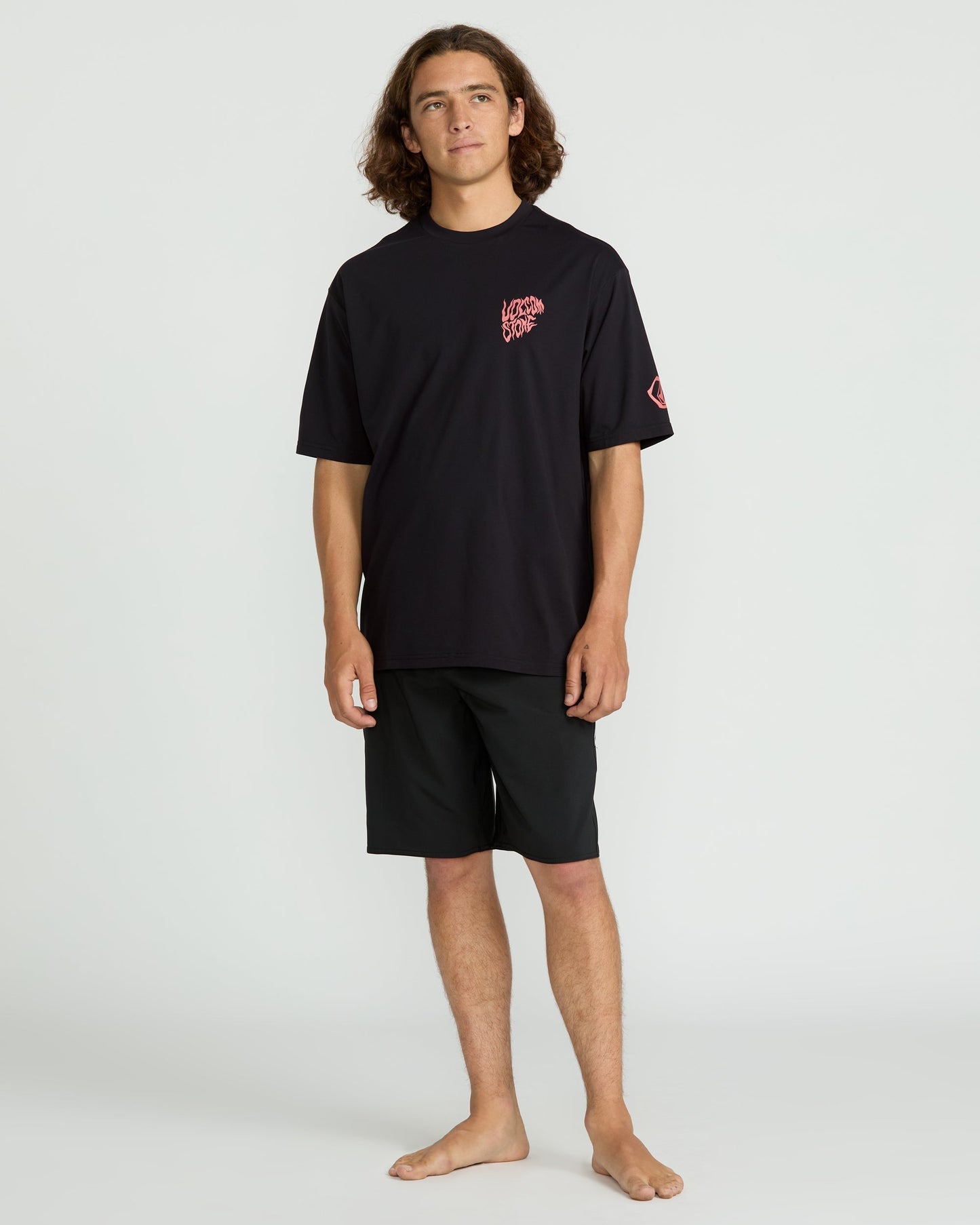 Men's Wavvyyy Surf Short Sleeve Tee Rashguard