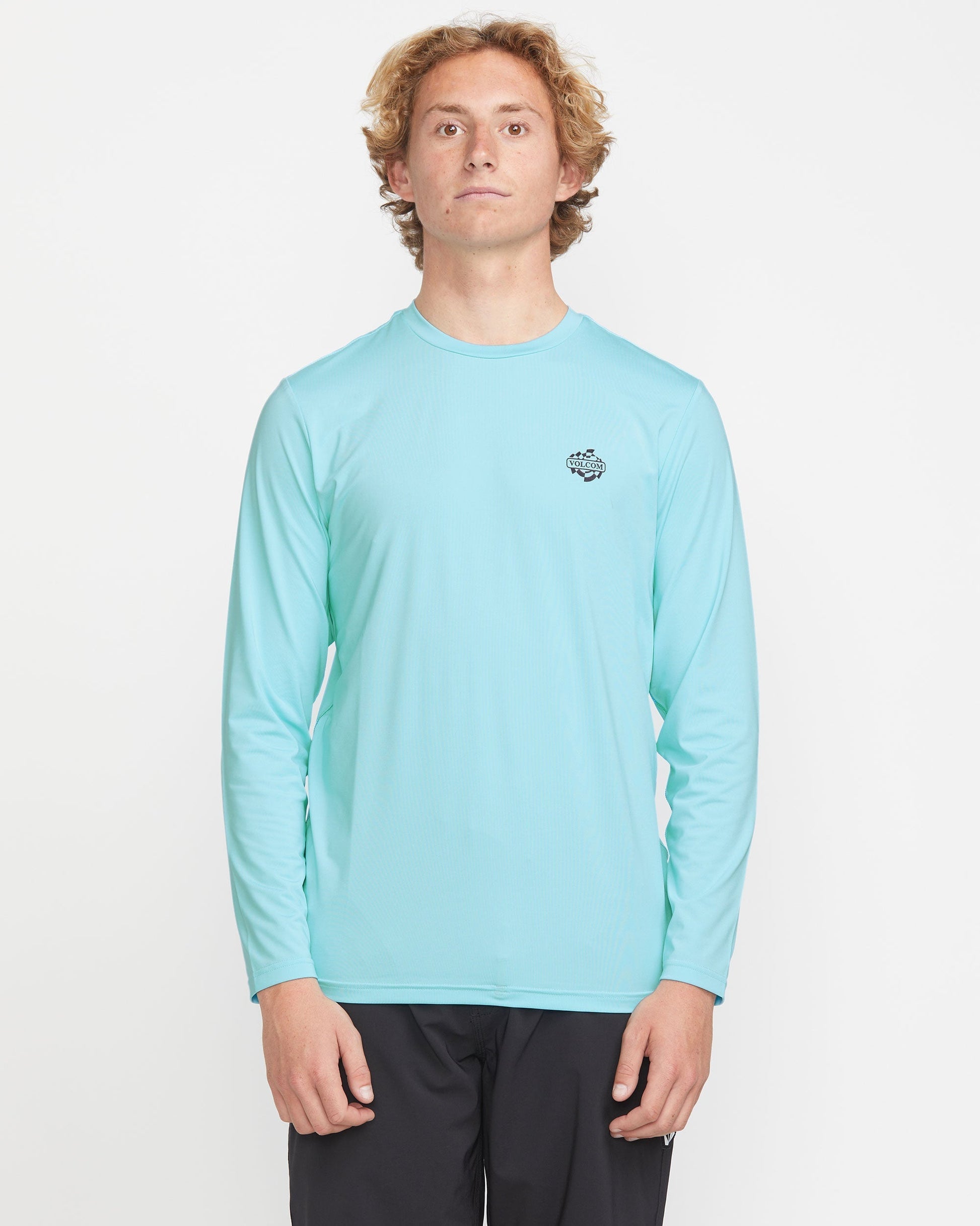 Men's Oval Track Loose Long Sleeve Surf Tee