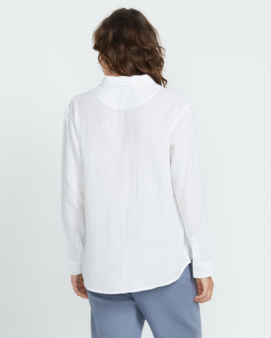 Women's Lil Button Up Long Sleeve Shirt
