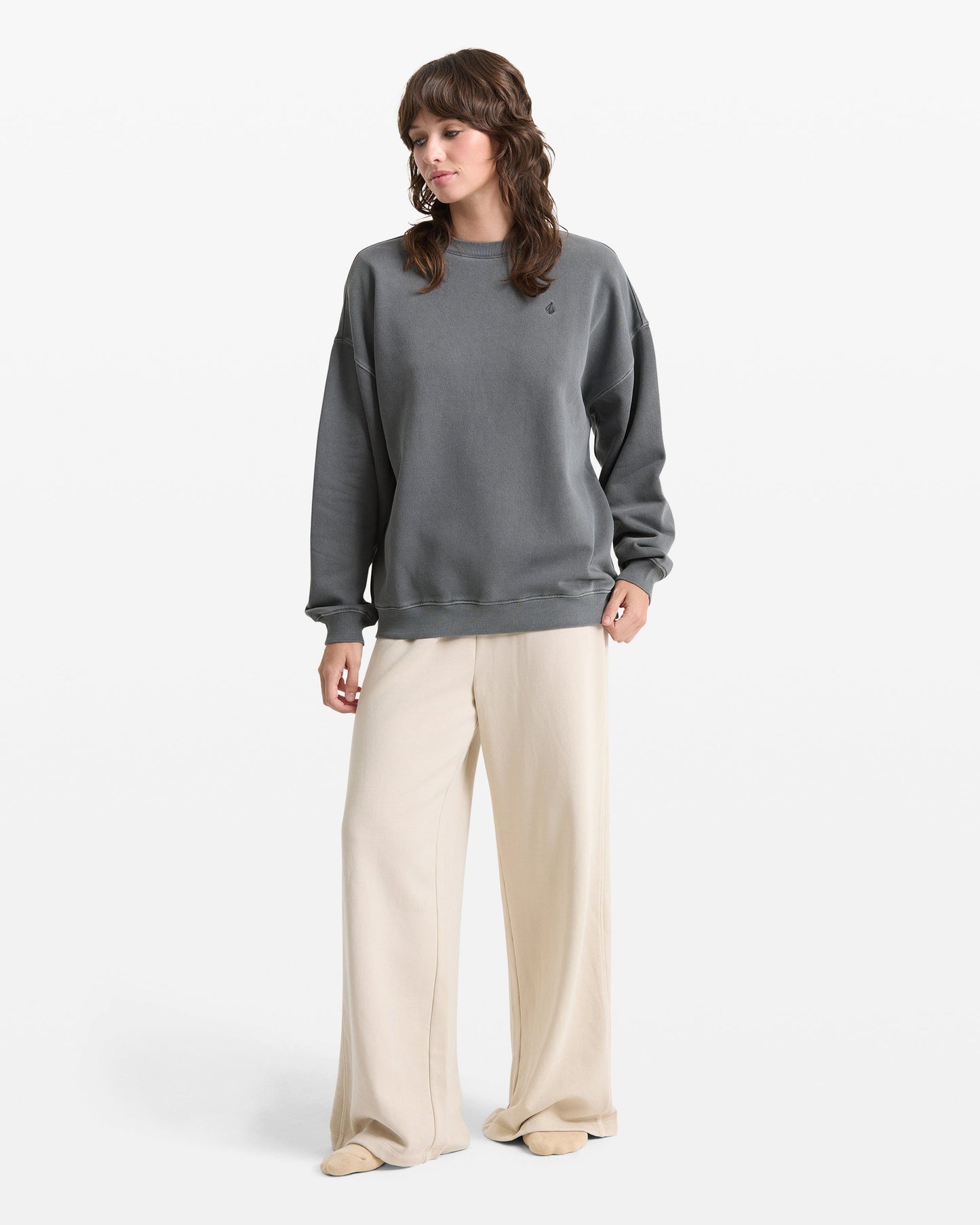 Women's Stone Soft Crew
