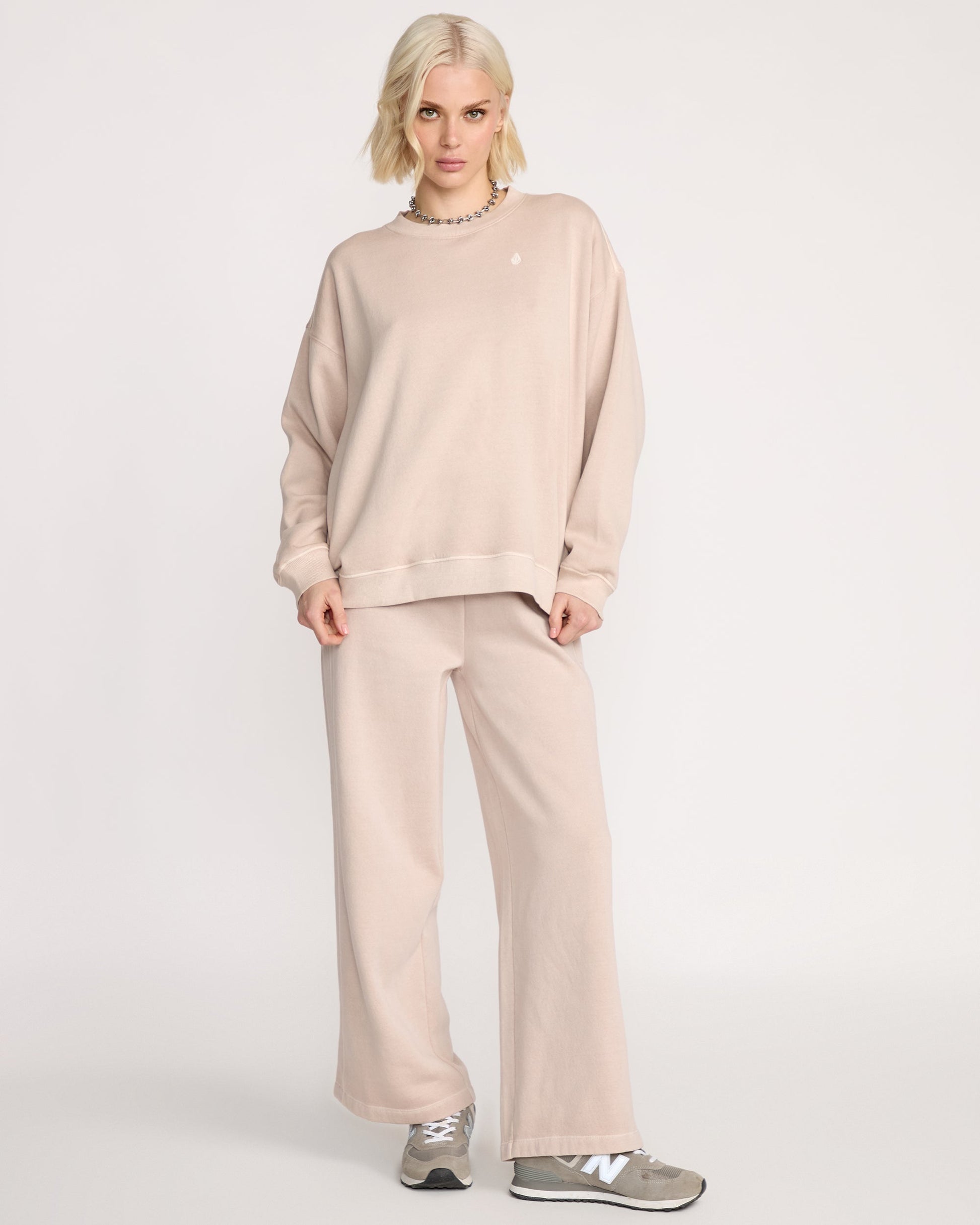 Women's Stone Soft Crew