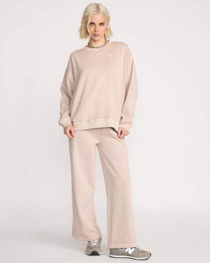 Women's Stone Soft Crew