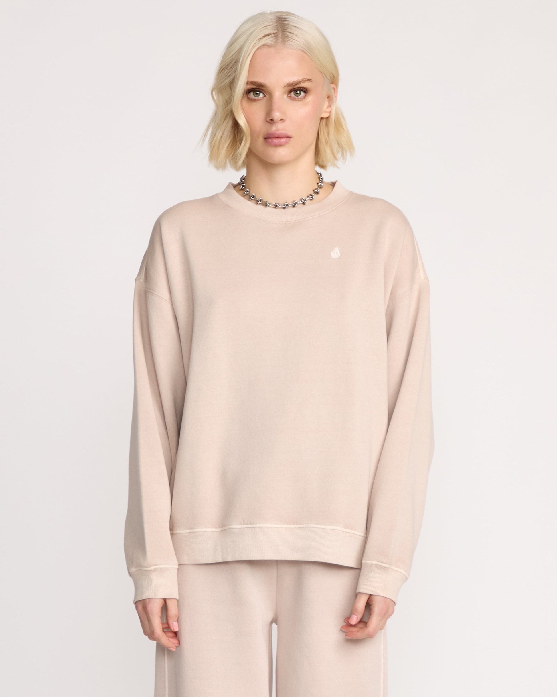 Women's Stone Soft Crew