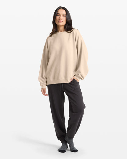 Women's Stone Soft Crew