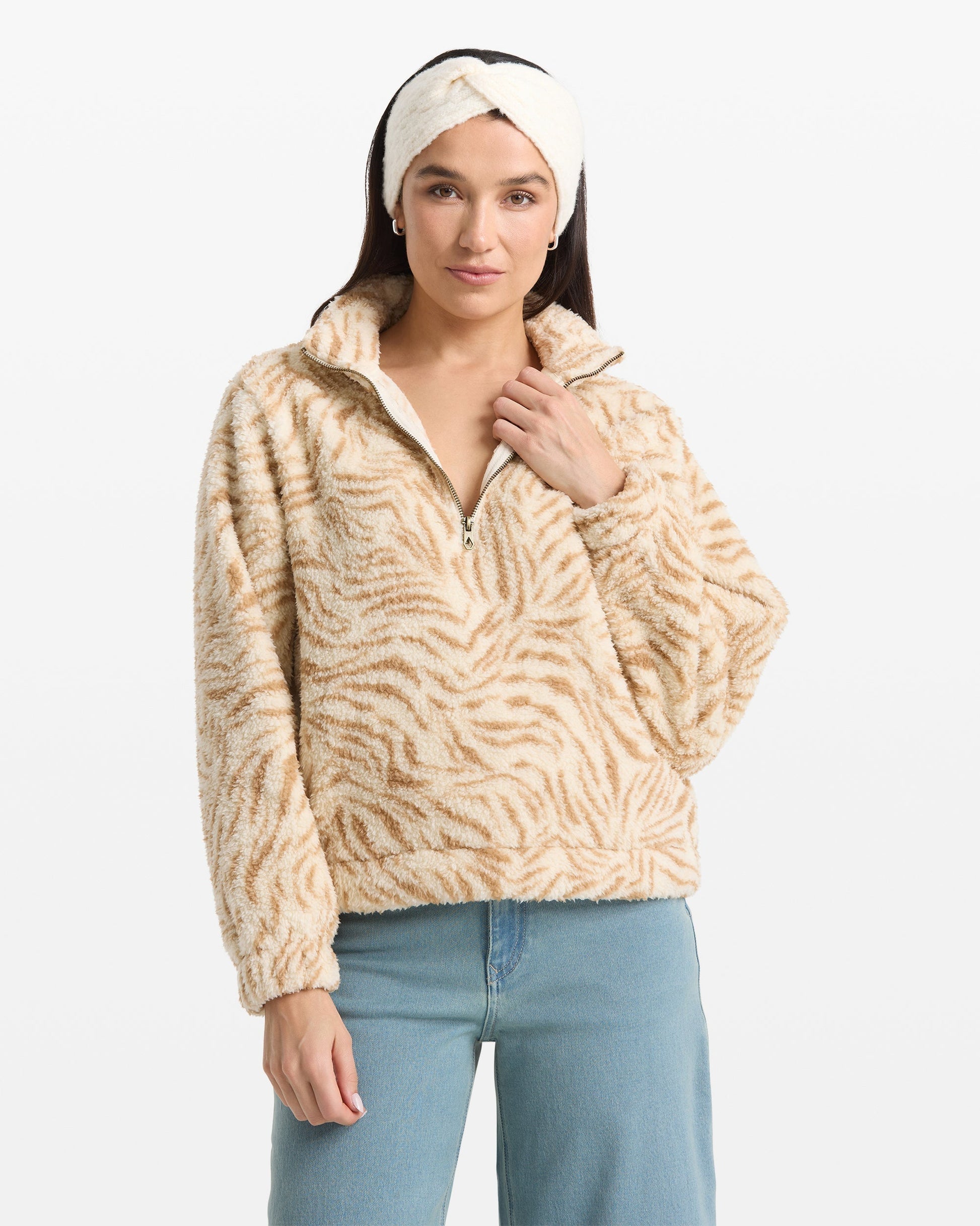 Women's Halfstone Zip Sweatshirt