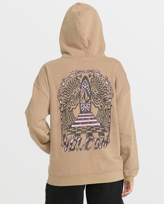 Women's Stone Art Up Zip