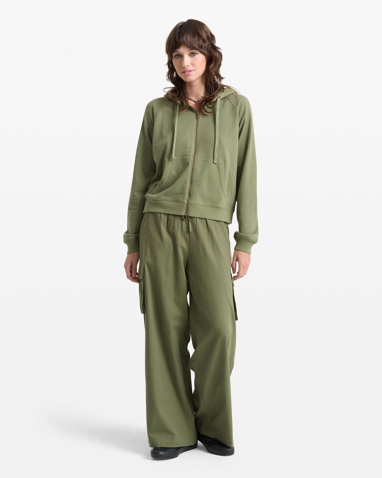 Women's Lived In Fleece Zip Hoodie