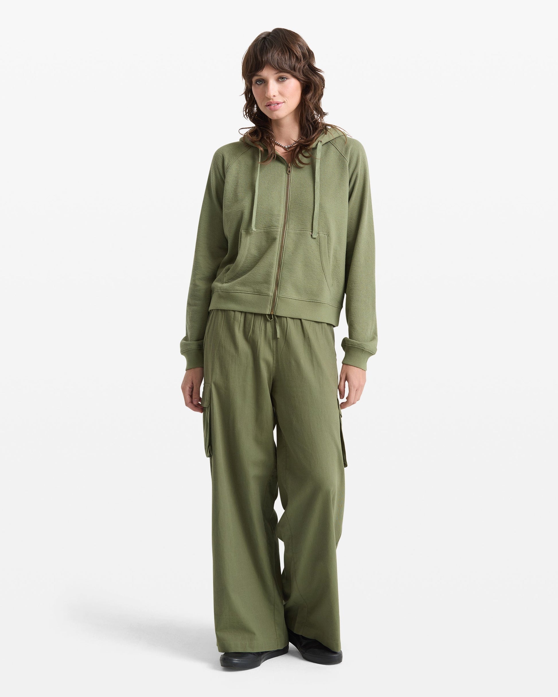 Women's Lived In Fleece Zip Hoodie