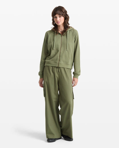 Women's Lived In Fleece Zip Hoodie