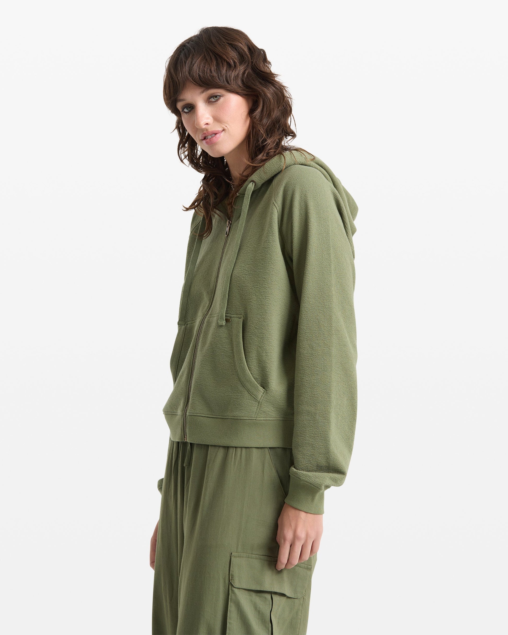Women's Lived In Fleece Zip Hoodie