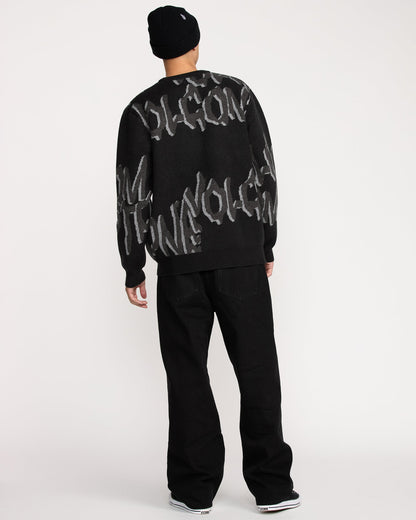Men's Stone Jacquard Sweater
