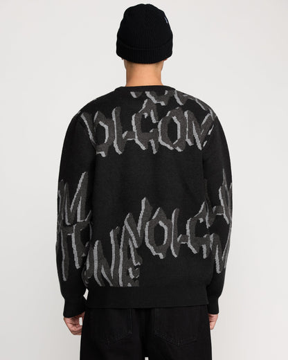 Men's Stone Jacquard Sweater