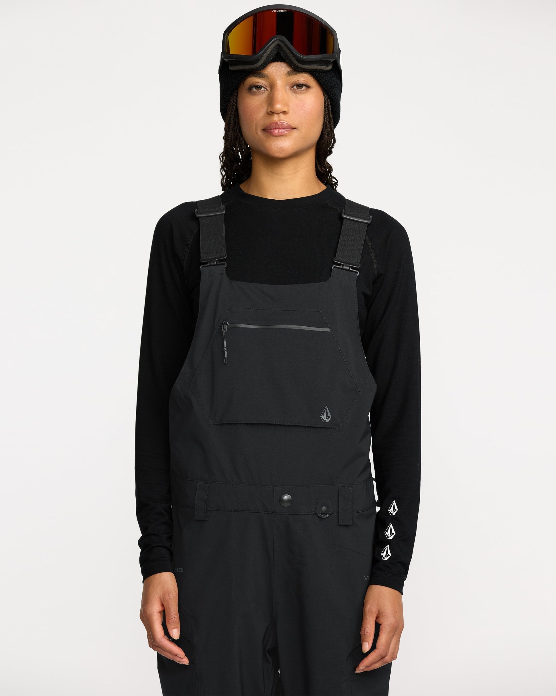 Women's Ash Stretch Gore Bib Overall