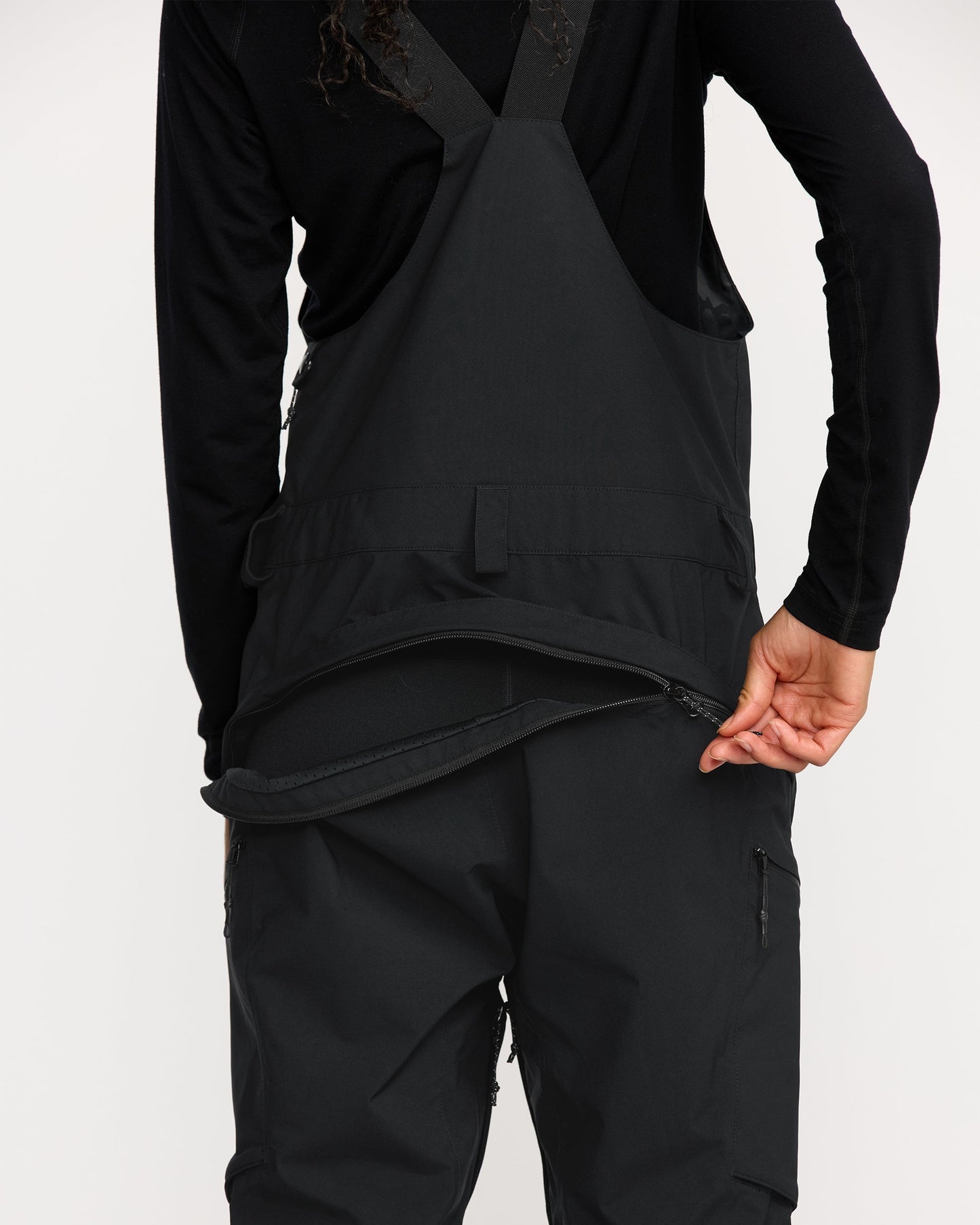 Women's Ash Stretch Gore Bib Overall