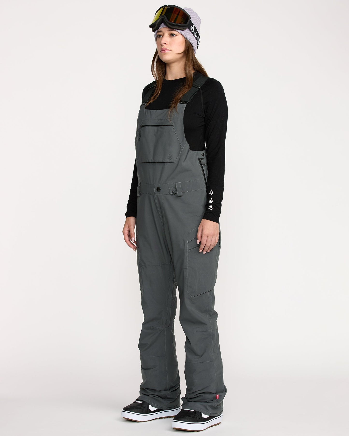Women's Ash Stretch Gore Bib Overall