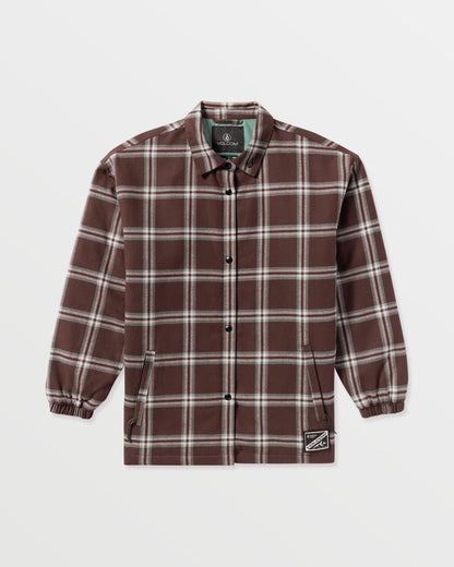 Women's Ins Riding Flannel Jacket